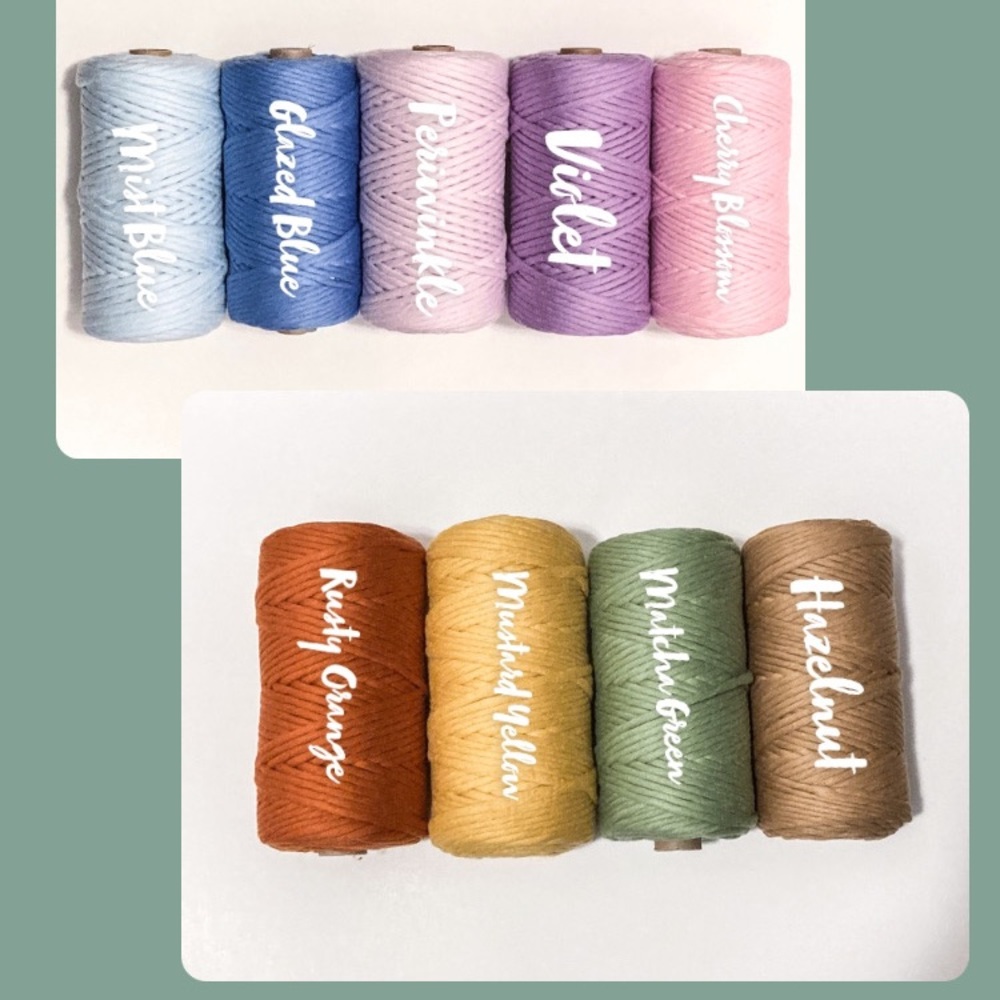 MACRAME COTTON CORD SPOOLS